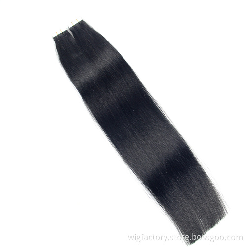 Low price remy injection tape hair extension brazilian, double drawn 100 human brazilian tape hair extensions